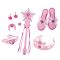 Комплект аксесоари за принцеси, Pretty Pinky, 9 части
