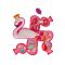 Комплект грим на 3 нива, Pretty Pinky, Фламинго