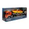 Товарен камион със светлини и звуци, Лодка, Maxx Wheels, 1:16, Оранжев
