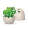 Плюшена играчка със звуци, Crackin Eggs, Jurassic Friends, Z-Rex, Зелена