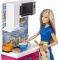 Комплект кукла Barbie с кухненски аксесоари