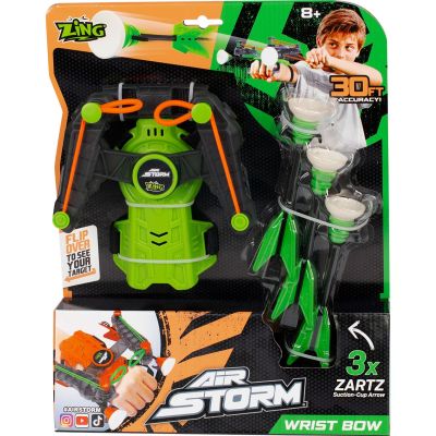 Лък и стрели, Zing, Air Storm Wrist Bow, зелен