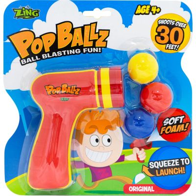 Пистолет Zing, Pop Ballz, червен