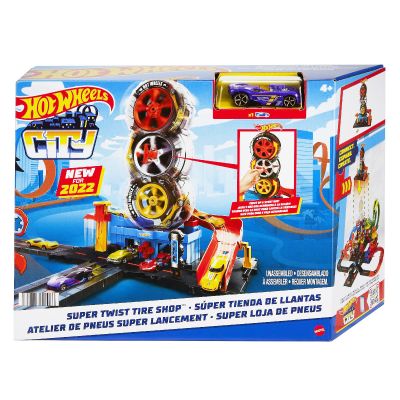 Комплект за игра Hot Wheels, Работилница за гуми
