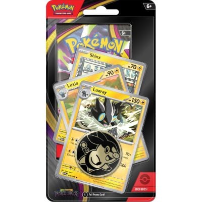 Комплект карти за игра, Pokemon TCG, Mega Evolution, Pitch Black, Premium Checklane, Luxray