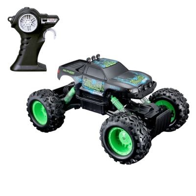 Количка с дистанционно, Maisto, Tech Rock Crawler, Черна