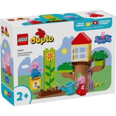 LEGO® Duplo - Градината и дървесната къща на Пепа (10431)
