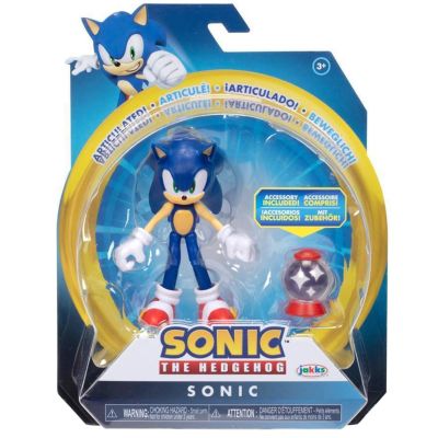 Подвижна фигурка с аксесоар, Sonic the Hedgehog, Sonic, 10 см, 2025