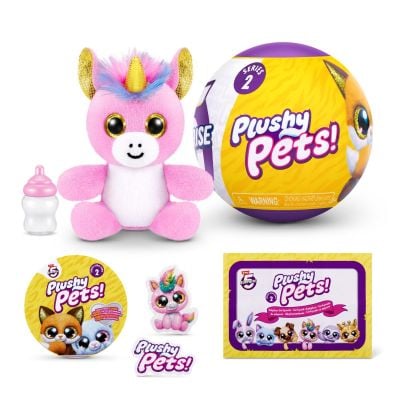 Плюшена играчка с 5 изненади, Zuru, Plushy Pets, S2