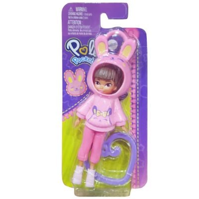 Кукла облечена в анорак с животинче, Polly Pocket, HRD63
