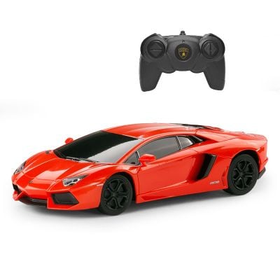 Количка с дистанционно управление Rastar Lamborghini Aventador LP700 RC, Оранжева, 1:24