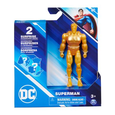 Фигурка с 2 аксесоара изненада, DC Universe, Superman, 10 см, 20137142