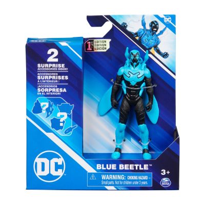 Фигурка с 2 аксесоара изненада, DC Universe, Blue Beetle, 10 см, 20144128