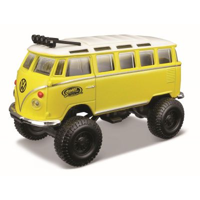 Количка Maisto Fresh Metal, 4X4 Rebels, 11 см, 1:64, Жълто/Бяла