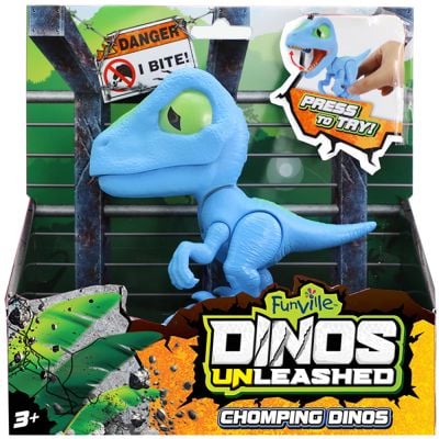Интерактивна играчка Dinos Unleashed Chomping, Син