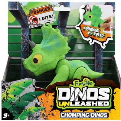 Интерактивна играчка Dinos Unleashed Chomping, Зелен