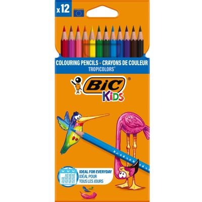 Комплект цветни моливи Tropicolors Bic, P12