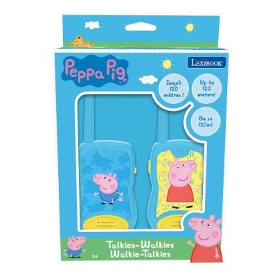 Комплект уоки токита, Lexibook, Peppa Pig, 120 м