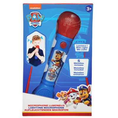Микрофон Lexibook със звукови и светлинни ефекти, Paw Patrol