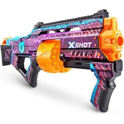 Бластер с 16 снаряда, X-Shot, Excel Skins Last Stand, Enigma, 36518L