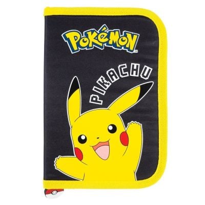 Ученически несесер с 1 цип, необорудван, 2 отделения, St Majewski, Pokemon