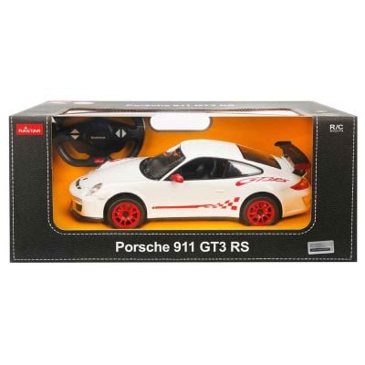 Количка с дистанционно Rastar, Porsche GT3 RS, Бяла
