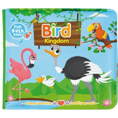 Бебешка играчка BamBam, Книжка за баня, Птички