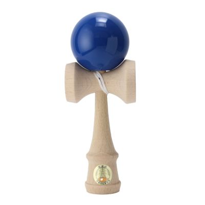 Дървена играчка за сръчност, Ozora, Kendama, Синя, 18 см