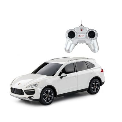 Автомобил с дистанционно управление Rastar Porsche Cayenne Turbo, 1:24, Бял