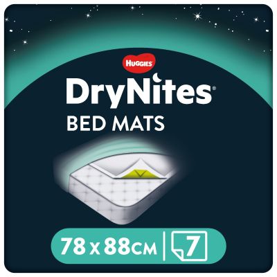 Непромокаема подложка за легло Huggies Dry Nites, 78 x 88 см (7 бр.)