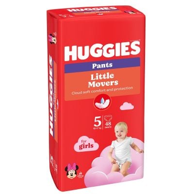 Памперси тип гащички Huggies Pants, Skin Comfort, Размер 5, Girl, 48 бр, 12-17 кг.