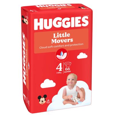 Памперси Huggies, Ultra Comfort Mega, Размер 4, 7-18 кг, 66 бр.