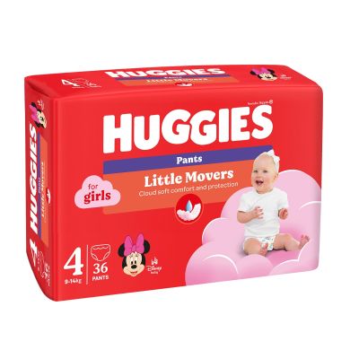 Памперси тип гащички Huggies Jumbo, Размер 4, 9-14 кг, 36 бр.