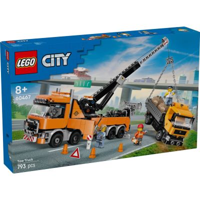 LEGO® City - Тежкотоварен влекач с кран (60467)