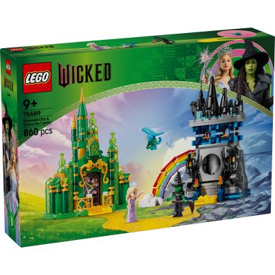 LEGO® Wicked - Изумруденият град и дворецът Киамо Ко (75689)