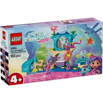 LEGO® Gabby's Dollhouse - Приключение в аквариум на русалката Габи (11204)