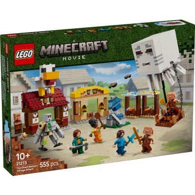 LEGO® Minecraft - Нападението на огнения призрак-балон в селото (21273)