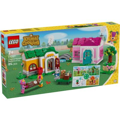 LEGO® Animal Crossing - Творчески къщи: Сезони на забавлението (77057)