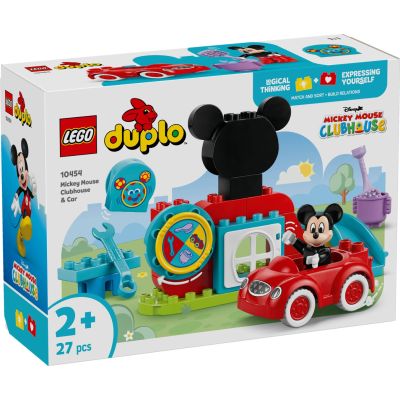 LEGO® DUPLO - Клубът и колата на Мики Маус (10454)