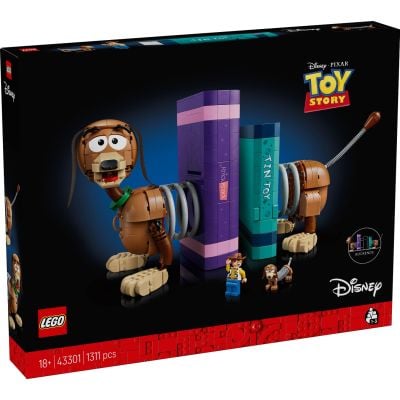 LEGO® Disney Pixar - Играта на играчките: Подпори за книги с кучето Слинки (43301)