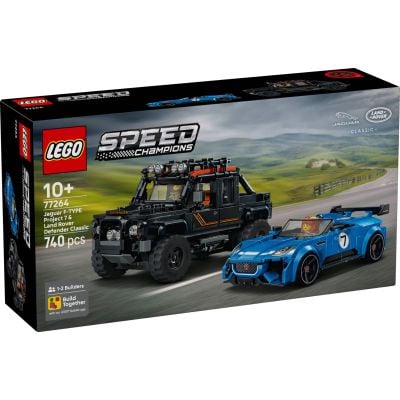LEGO® Speed Champions - Jaguar Project 7 и Land Rover Defender (77264)