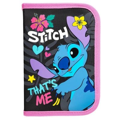 Необорудван несесер с 1 цип, 2 отделения, St Majewski, Stitch, Розов