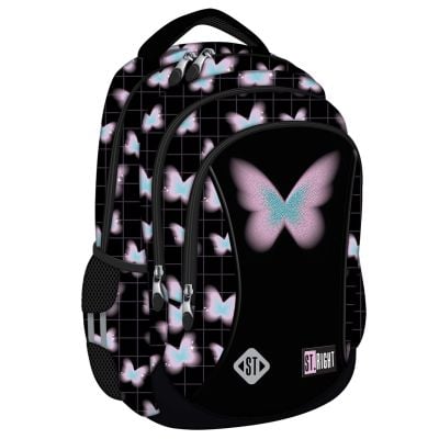 Раница с 3 отделения, St Majewski, St.Right Pastel Butterfly, 39 см