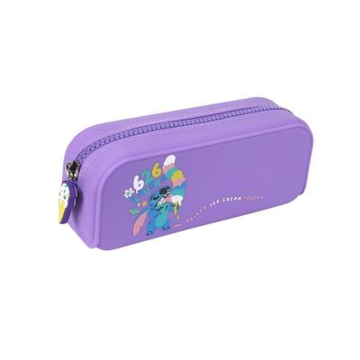 Несесер от силикон с 1 отделение, Coolpack, Disney Stitch, Лилав