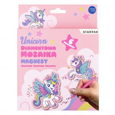 Креативен комплект с диаманти, мозайка, Starpak, Unicorn
