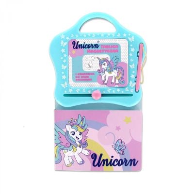 Магнитна дъска с книжка за рисуване, Starpak, Unicorn
