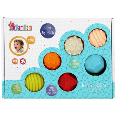 Комплект сензорни топки, BamBam, 10 бр.