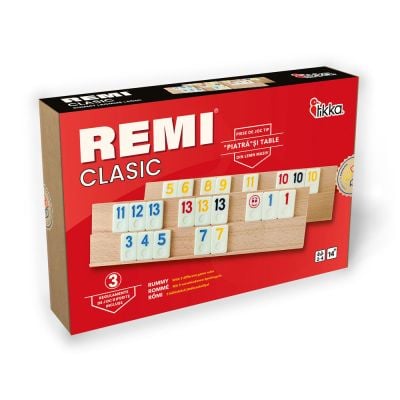 Класическо Реми, Deico Games, с плочки тип каменни и дъска от масивно дърво, Tikka