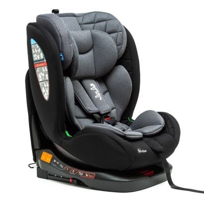 Столче за кола с isofix, Juju, Total 360 I-Size, Черно