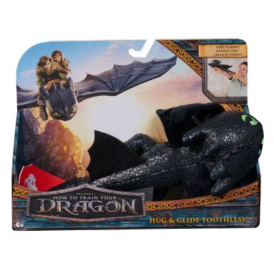 Плюшена играчка, DreamWorks Dragons, Hug and Glide Toothless, 30 см, 6072913
